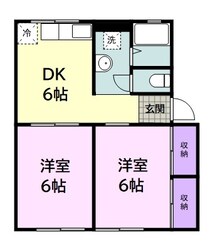 シティハイム　ぺブルAの物件間取画像